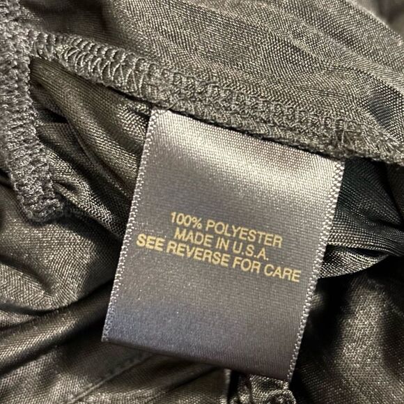 Larok Black Pleated Tiered Mini Babydoll Dress Size large - Picture 10 of 11